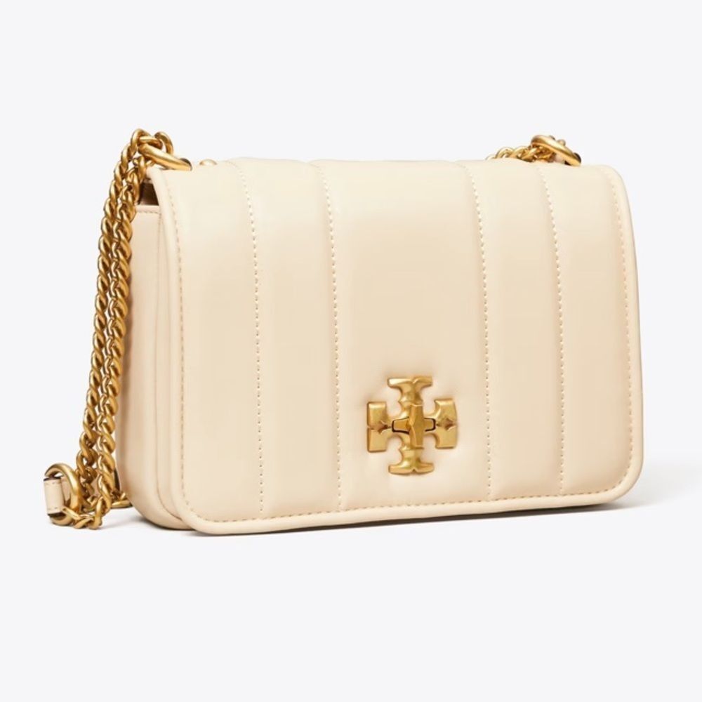 NWT Tory Burch Kira Chain Shoulder Bag, Brie, $598